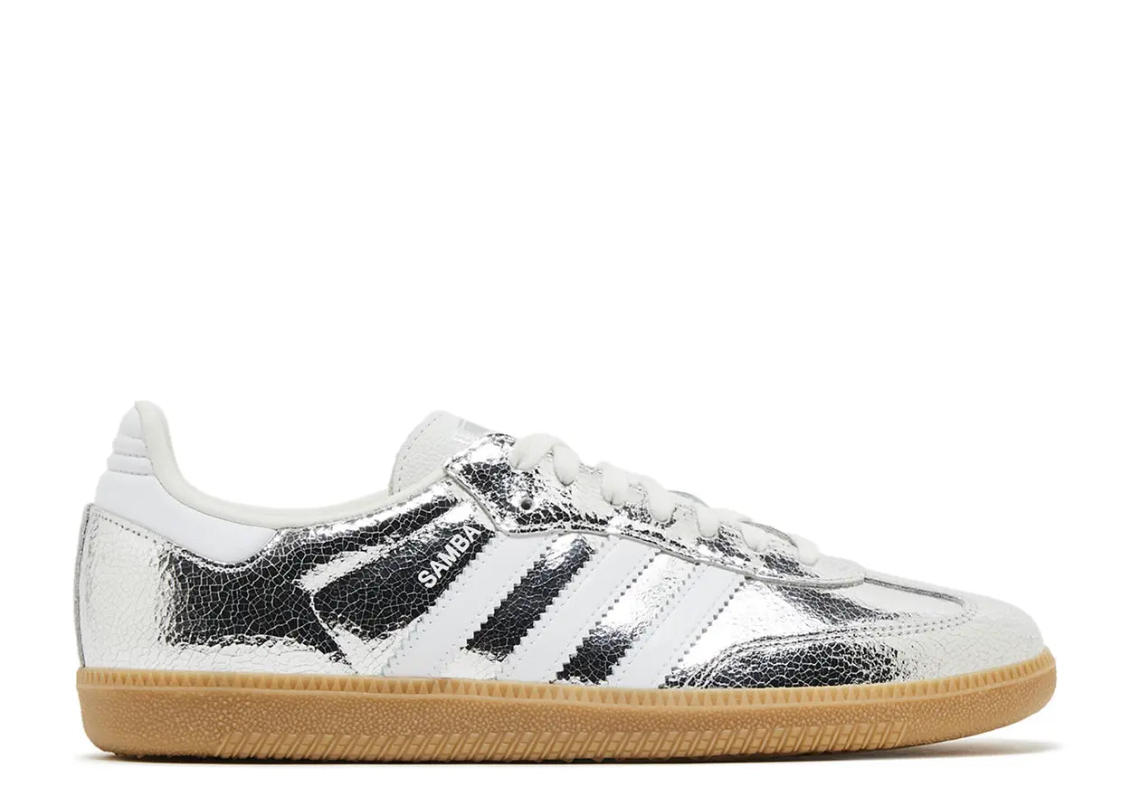 Samba 'Cracked Metallic Pack - Silver'